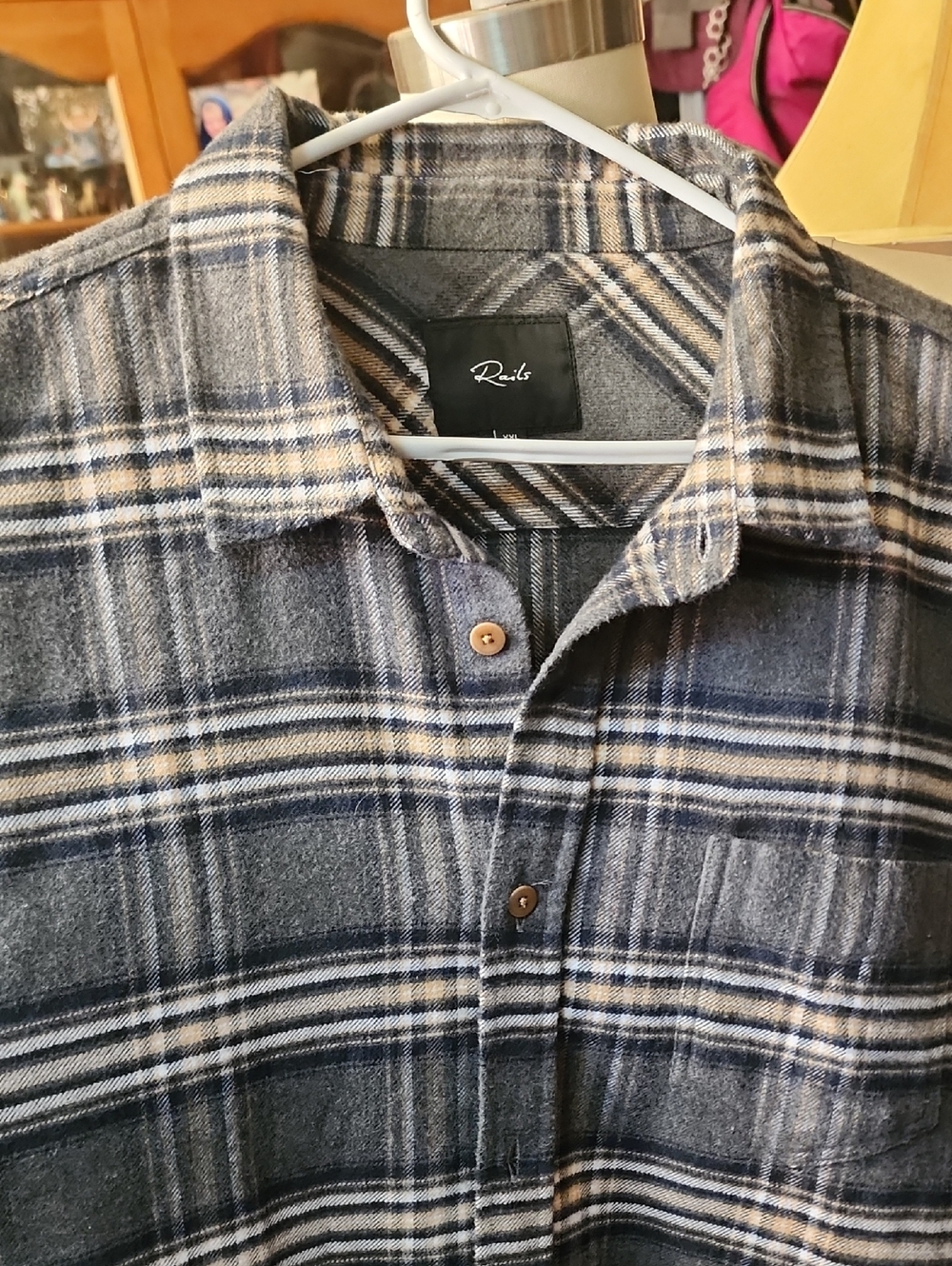 Rails Mens Xxl Button Down
